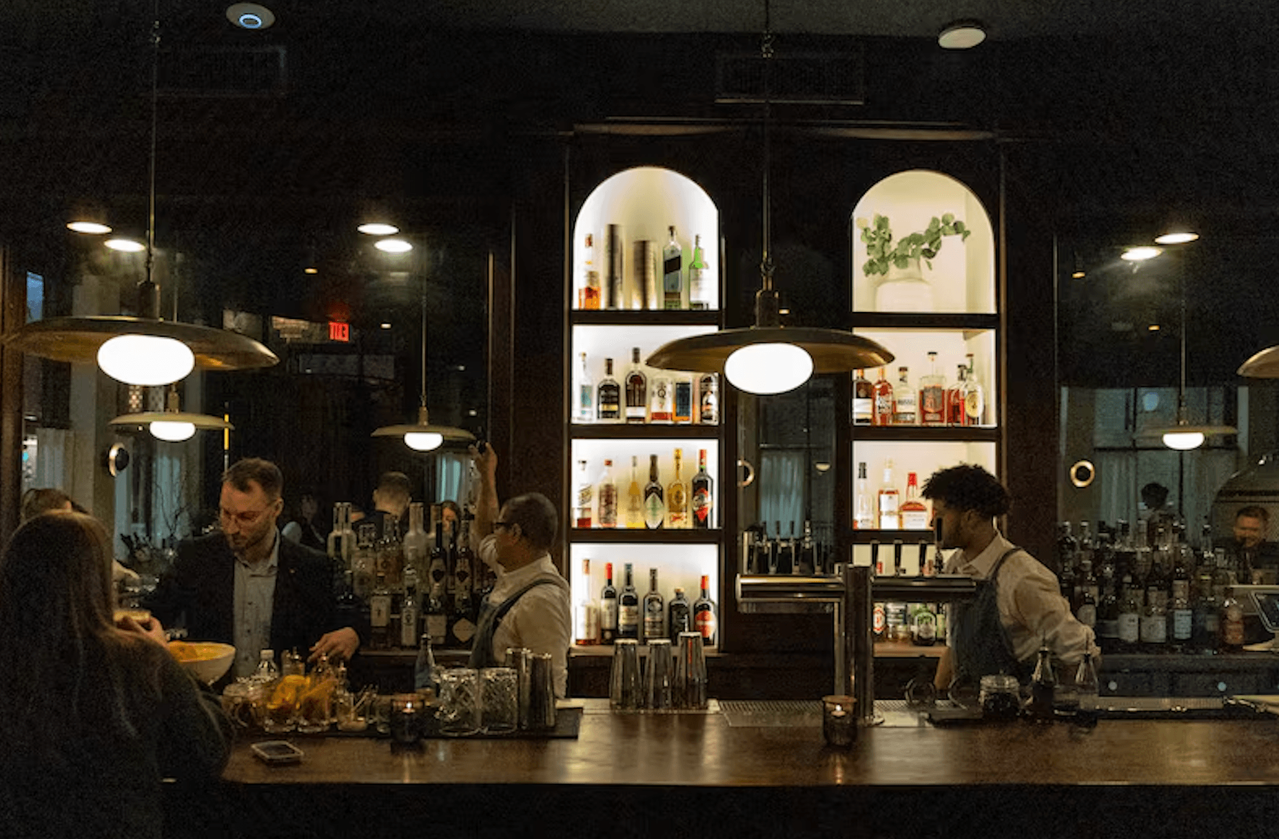 Piccolina — the contemporary Italian restaurant on the ground floor of Society Hill Hotel